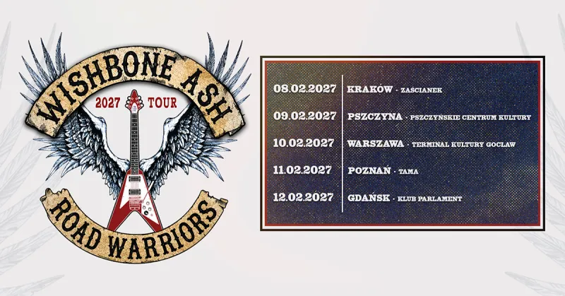 WISHBONE ASH – Road Warriors 2027 Tour